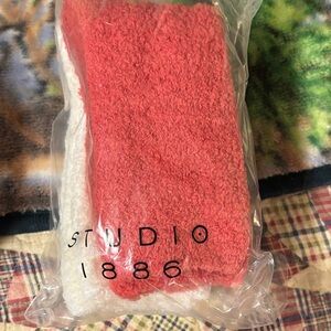 Studio 1886 Red and White Socks